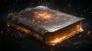 Enchanting Spellbook: A Fantasy, fantasy, magic, spellbook, book, glow HD wallpaper