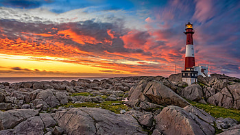 Tranoy, Lighthouses HD wallpaper
