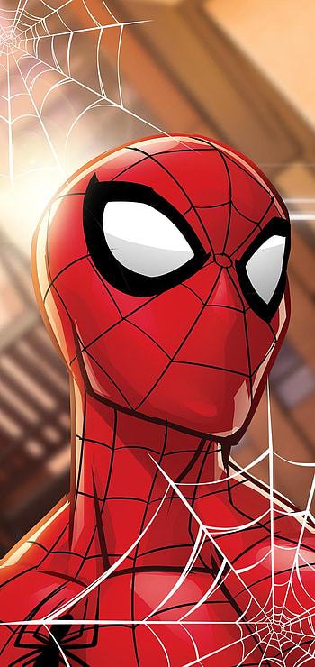 Samsung Galaxy Note 10 Plus Spiderman, Spiderman Punch Hole HD phone wallpaper