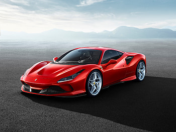 Red Ferrari F8 Tributo, sportcar HD wallpaper