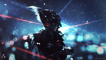 Scifi Warrior Girl, scifi, warrior, artist, artwork, digital-art, deviantart HD wallpaper