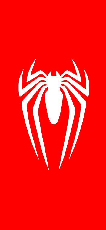 Spider-man logo, red, white, man, spiderman, spider HD phone wallpaper