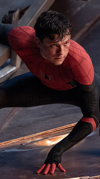 spider man tom holland, knee, face, spider man, tom holland HD phone wallpaper
