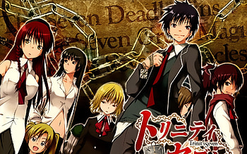 Anime Trinity Seven Asami Lilith Fudou Akio Kasuga Arata Yamana Mira Kazama Levi Sherlock Selina HD wallpaper