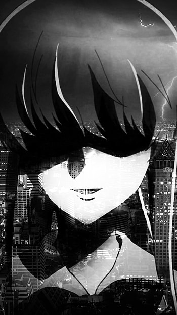 Gasai Yuno wallapaper, black, Yuno Gasai, Anime, Mirai Nikki, black anime HD phone wallpaper