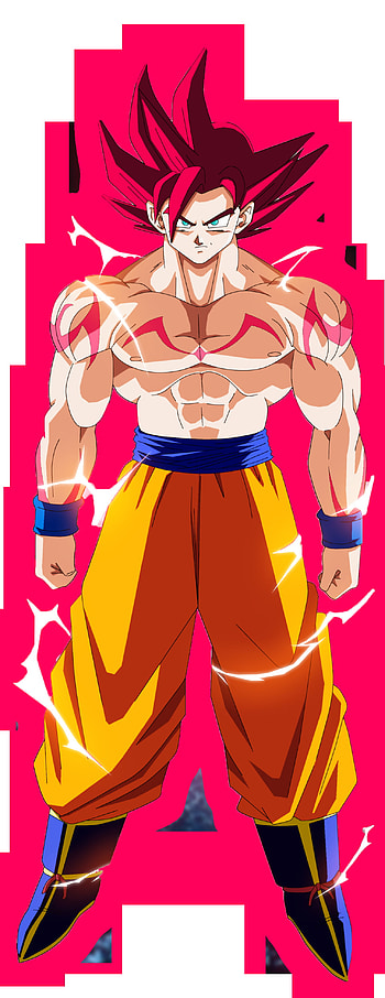 Goku SSJ dios, DBS, anime HD phone wallpaper