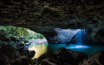 Cave, cave, nature, graphy HD wallpaper