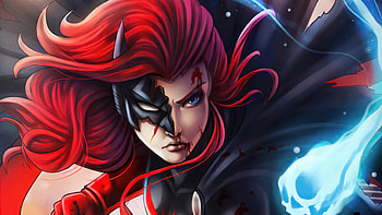 Injured Batwoman, batwoman, superheroes, artist, artwork, digital-art, deviantart HD wallpaper