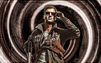 Steve Fisher, brown grunge background, Battlefield V, fan art, Battlefield characters, Battlefield V Elites, vortex, soldiers, Battlefield 5, Steve Fisher Battlefield HD wallpaper
