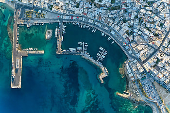 Cities, Sea, Boats, City, View From Above, Pier, Port HD wallpaper