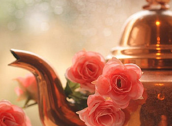 roses and copper, copper, still life, flowers, roses HD wallpaper