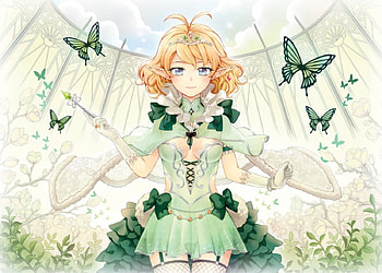 Forest Elf, orginal, magic, butterfly, fantasy, pretty, girl, elf HD wallpaper