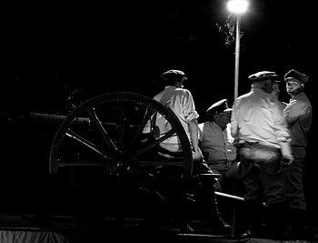Its OK to open your Eyes, cannons, people HD wallpaper