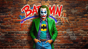 Dynamic Joker, joker, superheroes, artwork, digital-art, ai HD wallpaper