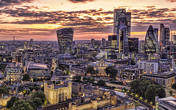 30 St Mary Axe, Leadenhall Building, London cityscape, Skyscrapers HD wallpaper