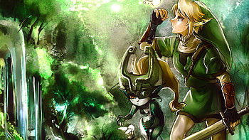 ... Link + Midna by Enigmarez HD wallpaper