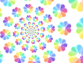 Floral, pattern, digital art HD wallpaper