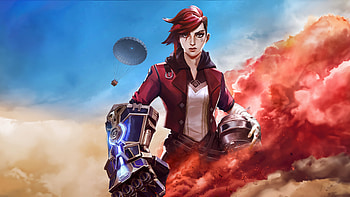 : Arcane Meets Battlegrounds, Video Game, Playerunknown's Battlegrounds, VI (League Of Legends) HD wallpaper