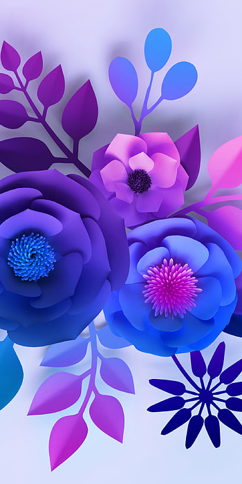 Purple flowers, pink, petal, _purple, flower HD phone wallpaper