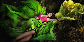 Colorful, color, people, woman, dream, female HD wallpaper