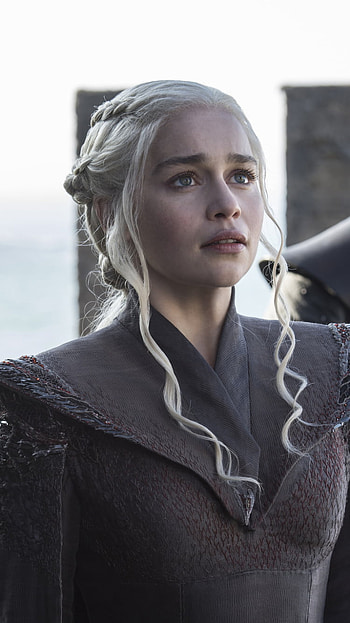 Emilia Clarke, Daenerys Targaryen, TV Show, Game Of Thrones HD phone wallpaper