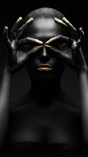 African Women Gold , Golden Woman HD phone wallpaper