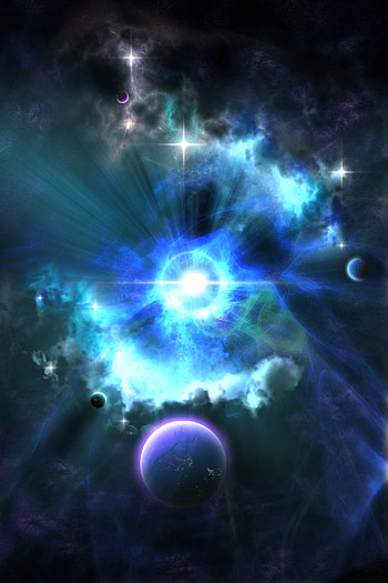 Planets, Universe, Stars, Shine, Light, Flash HD phone wallpaper