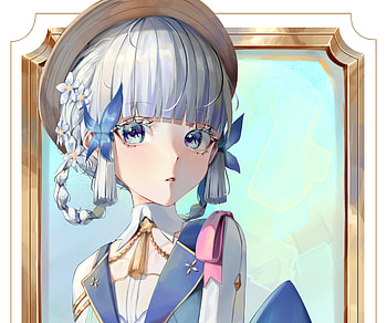 Kamisato Ayaka, Kamisato Ayaka (Genshin Impact), video game, Genshin Impact HD wallpaper