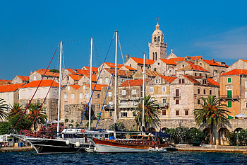 Korcula, Sailing routes, Croatian islands, Coastal beauty HD wallpaper