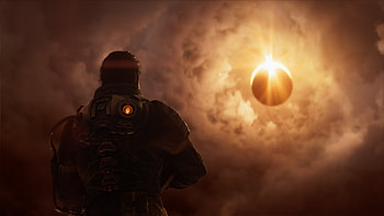 Saros — Eclipse Sentinel (Video Game ), Astronaut HD wallpaper