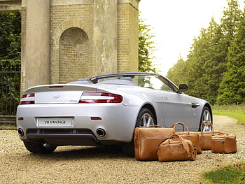 Nature, Aston Martin, Cars, Back View, Rear View, Style, 2008, Silver, V8, Vantage HD wallpaper