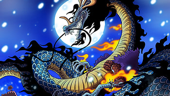 Kaido In Moon Sky Background One Piece HD wallpaper