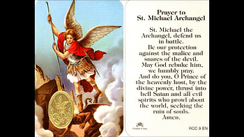 Prayer to St. Michael the Archangel HD wallpaper