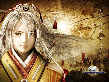 Genji, girl, pretty, warrior HD wallpaper