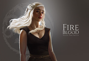 Daenerys Targaryen Fan Art, game-of-thrones-season-8, daenerys-targaryen, game-of-thrones, tv-shows, artist, artwork, digital-art, artstation HD wallpaper