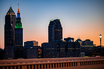 Cities, City, Skyscraper, Building, Evening HD wallpaper