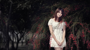 asian, woman HD wallpaper