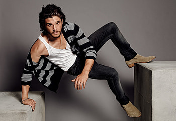 Kit Harington, mark seliger, white, black, man, actor HD wallpaper