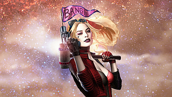 Harley Quinn Kaboom Style, harley-quinn, superheroes, artwork, digital-art HD wallpaper
