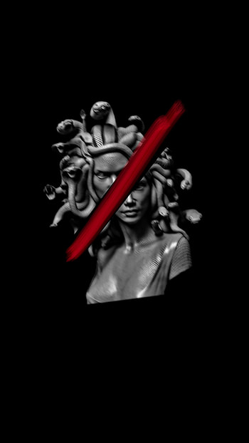 Medusa, mitoloji, design, tumblr, monster HD phone wallpaper