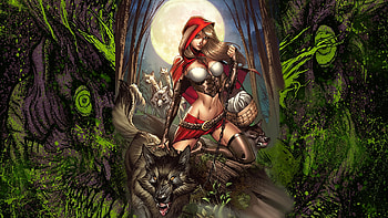 Grimm Fairy Tales, Comics, Red Riding Hood HD wallpaper