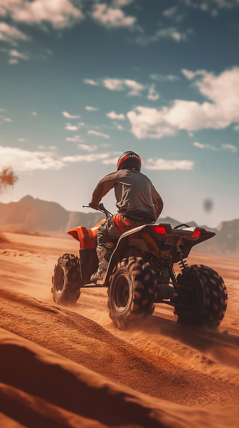 Daring Desert Quad Adventure - Mobile, quad HD phone wallpaper