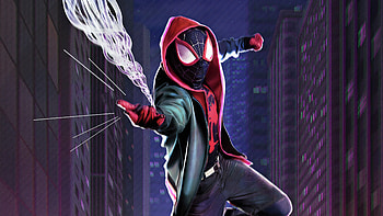 Miles Morales Cosplay , spiderman, superheroes, artwork, artist, digital-art, behance HD wallpaper