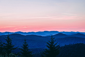 Nature, Trees, Sky, Mountains, Usa, United States, Vermont HD wallpaper