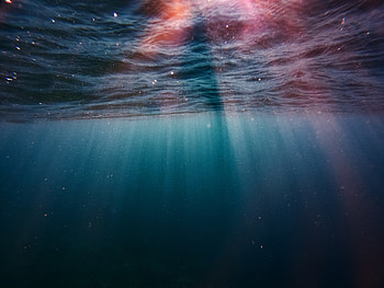 Underwater Sunbeams , underwater, graphy HD wallpaper