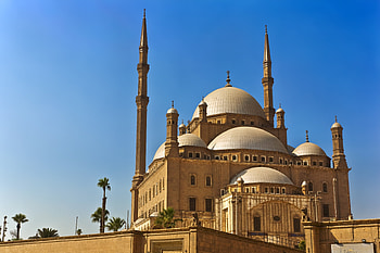 Alabaster Mosque, Cairo (Egypt) HD wallpaper