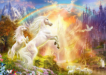 FANTASY DREAMS, UNICORN, DREAMS, ARTS, FANTASY HD wallpaper