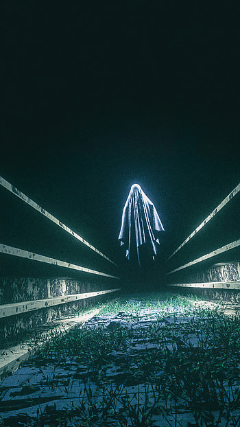 Ghost in the dark, Sony Xperia X, , Eerie ambiance HD phone wallpaper