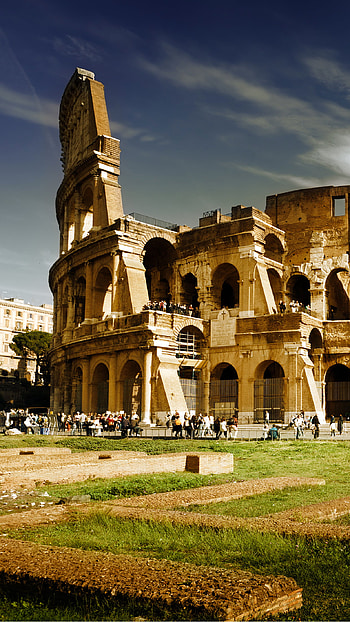 Italia, Colosseum HD phone wallpaper
