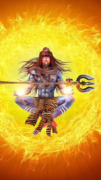 Rudra Shiva, Fire, Background HD phone wallpaper